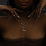 Seafoam T-Bar Necklace