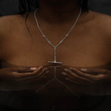 Seafoam T-Bar Necklace