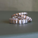 Beaten Stacking Ring