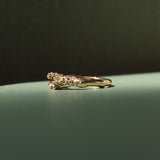 Marquise Sapphire Ring with Diamonds