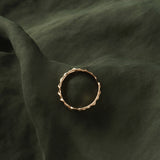 Beaten Stacking Ring