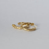 Ossein Twisted Hoops