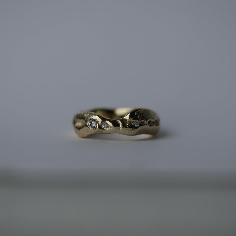 Diamond Sand Dune Ring