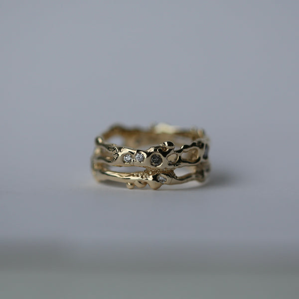 Gold Sea Dragon Ring