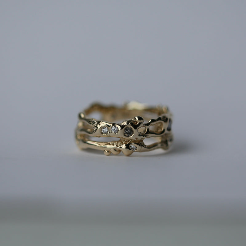 Gold Sea Dragon Ring