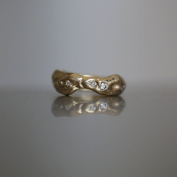 Diamond Sand Dune Ring