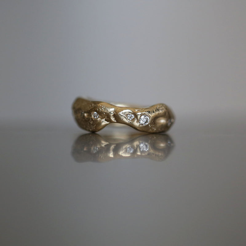 Diamond Sand Dune Ring