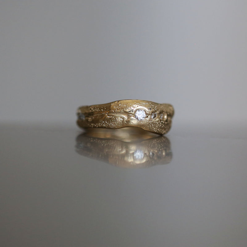 Diamond Sand Dune Ring