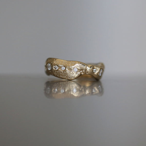 Diamond Sand Dune Ring