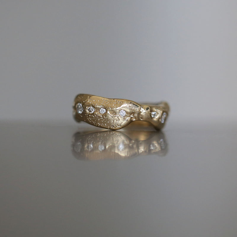 Diamond Sand Dune Ring