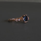 Sapphire Solitaire Rockpool Ring