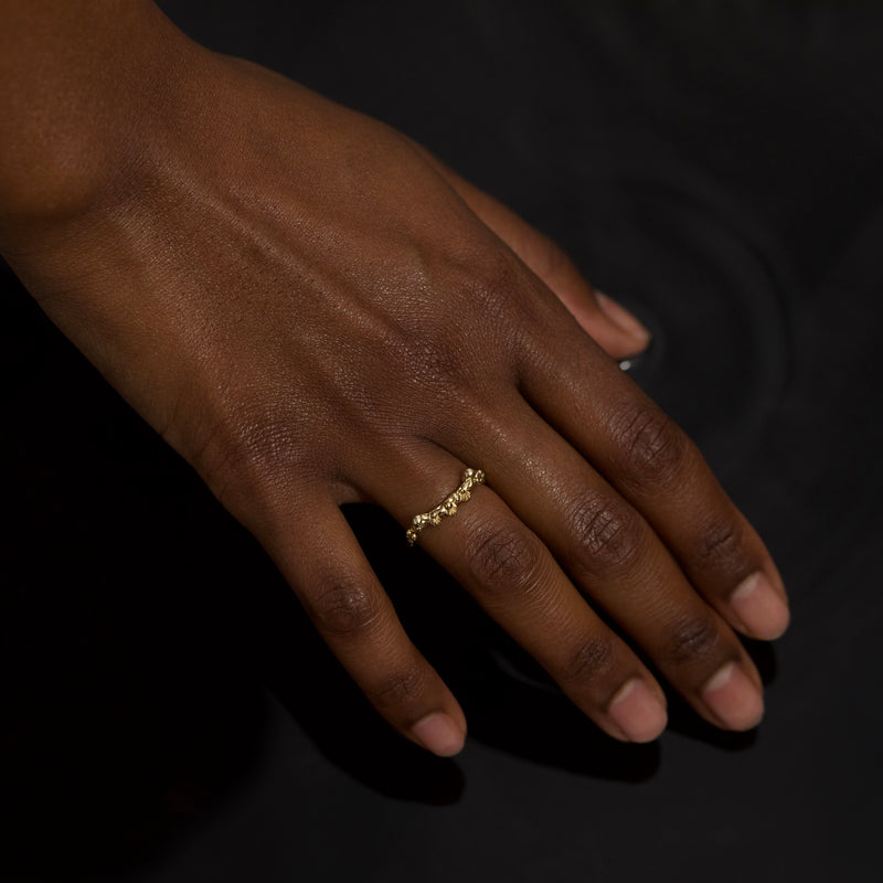 Arched Seafoam Ring