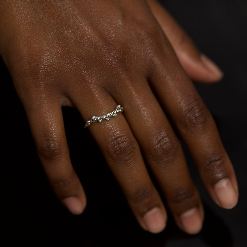 Arched Seafoam Ring