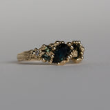 Teal Green Neptune Ring