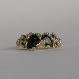 Teal Green Neptune Ring
