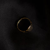 Wave Signet Ring