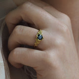 Sapphire Rockpool Ring