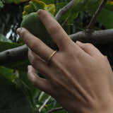 Ossein Twisted Ring