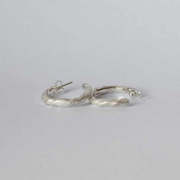 Ossein Twisted Hoops